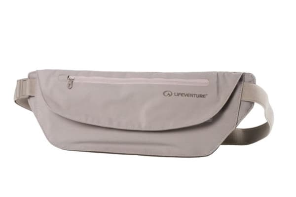 LIFEVENTURE RFID MULTIPOCKET BODY WALLET WAIST SAND, reseplånbok