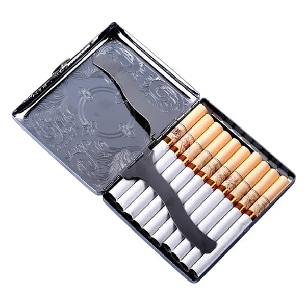 Stilsäkert Cigarett Fodral i Aluminium