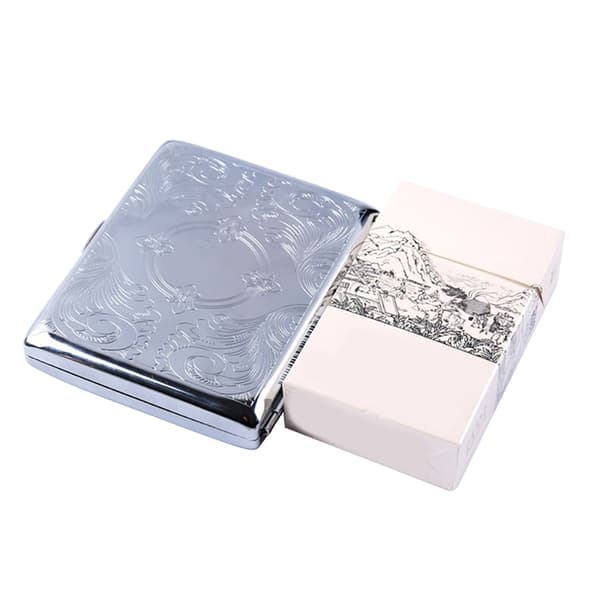 Stilsäkert Cigarett Fodral i Aluminium