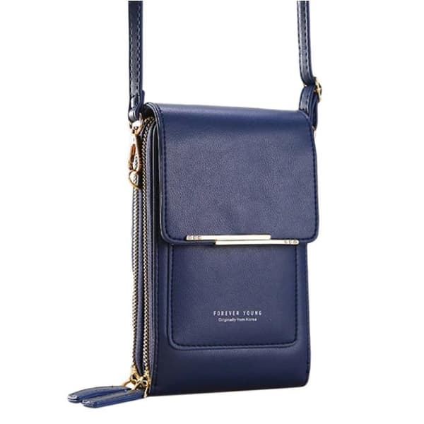 Crossbody skuldertaske til kvinder Mobiltelefon, kortholder pung