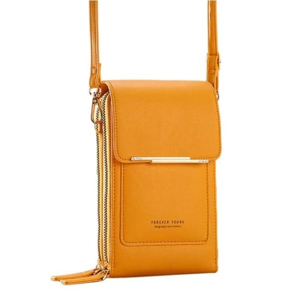 Crossbody skuldertaske til kvinder Mobiltelefon, kortholder pung