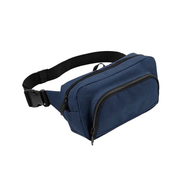 Bagbase Polyester Waist Bag French Navy One Size