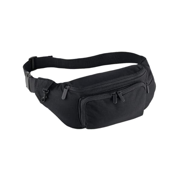 Quadra Plain Waist Bag Black One Size