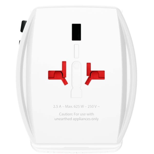 SKROSS World Adapter MUV USB AC65PD 1xUSB-C PD + 1xUSB-A 65W