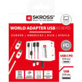 Miniatyrbillede 5 af 5: SKROSS World Adapter MUV USB AC65PD 1xUSB-C PD + 1xUSB-A 65W