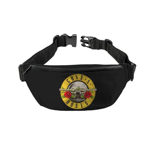 RockSax Guns N Roses Logo Bum Bag Black/Gold One Size