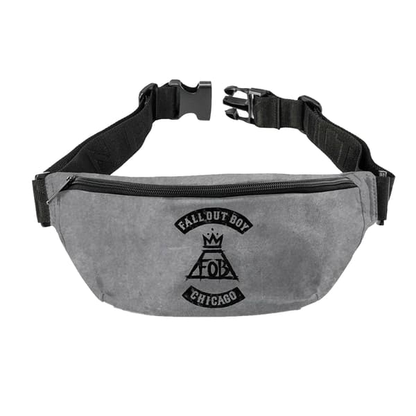 RockSax Chicago Fall Out Boy Bum Bag Grey/Black One Size