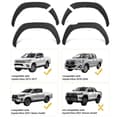 Pikkukuva 1 / 2: Fender Flares, mattamusta viimeistely, pyöränkaarien suojaus, lokasuojan levikkeet