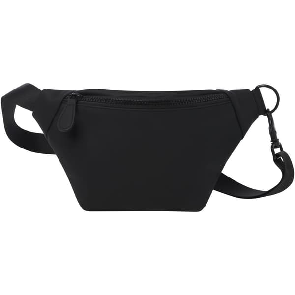 Turner Plain Waist Bag Solid Black One Size