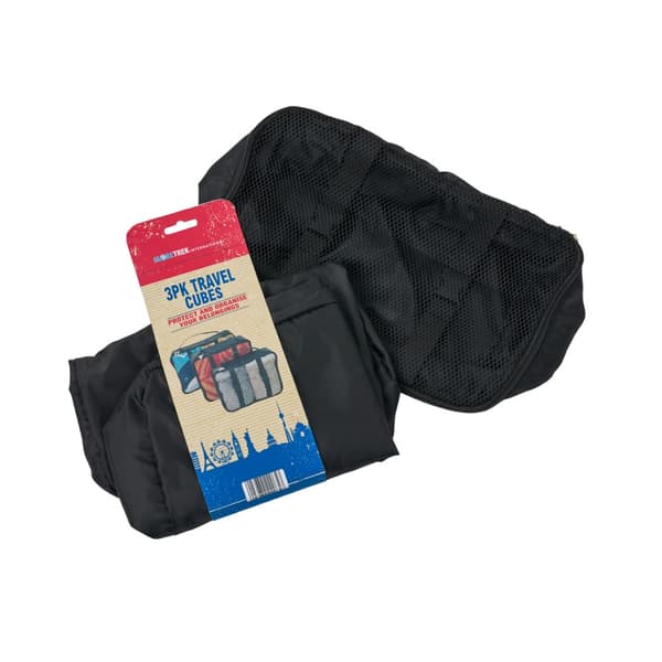 Home & Living Travel Packing Cube (Pack of 3) Black One Size