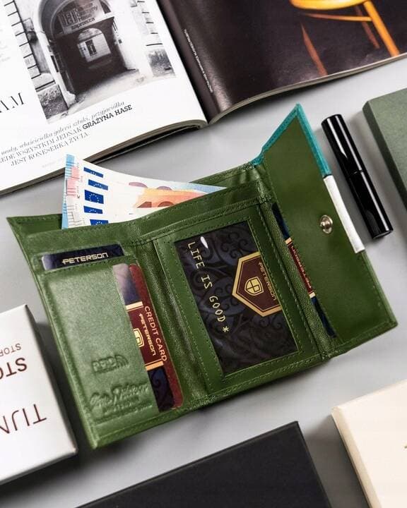 Gavesæt: læderpung til kvinder og Lizard - Peterson eau de parfum