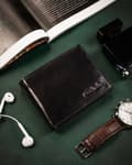 Miniatyrbillede 2 af 10: Gavesæt: læderpung og herrebælte med automatisk spænde - Pierre Cardin