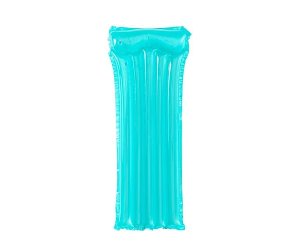 Bestway 44013 oppustelig strandmadras gennemsigtig blå 1,83 mx 76 cm