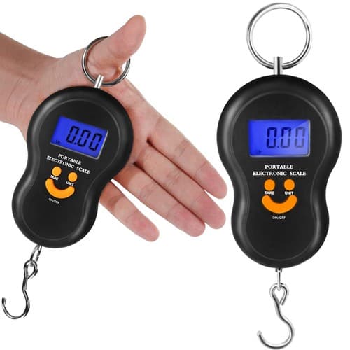 Bagasjevekt 50kg | Digital reisevekt for å veie koffert | Krok skala