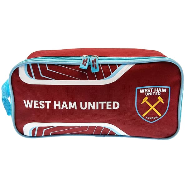 West Ham United FC Flash Boot Bag Claret/Sky Blue One Size