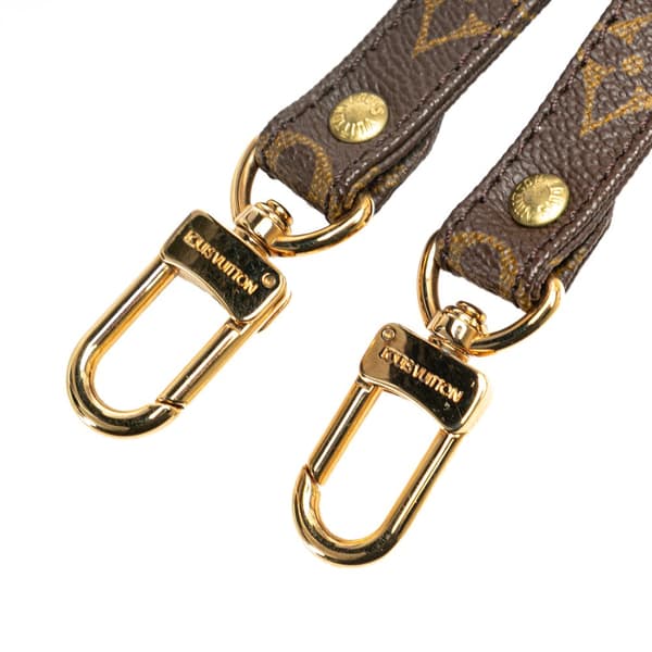 Pre-owned Louis Vuitton Monogram Shoulder Strap Brown