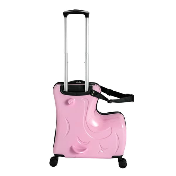 Børne Køre-Kuffert, Pink, 30KG Belastningsevne,Lyserød