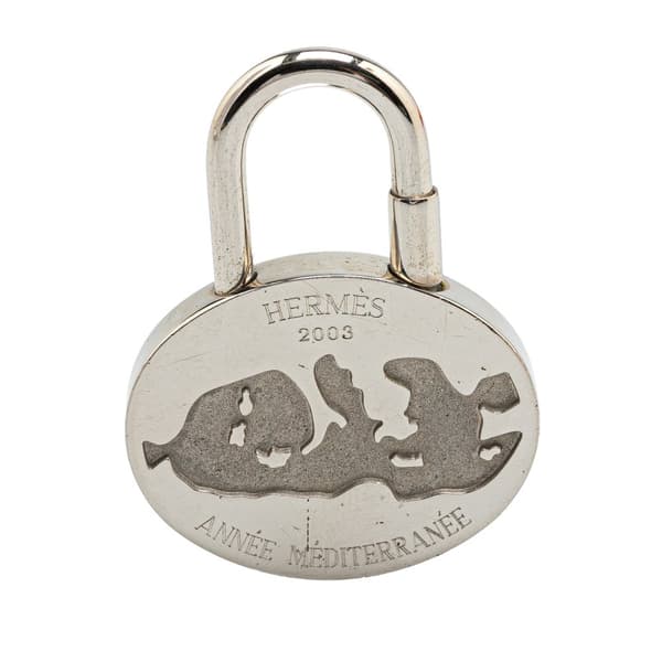 Pre-owned Hermès Palladium Annee Mediterranee Cadena Silver