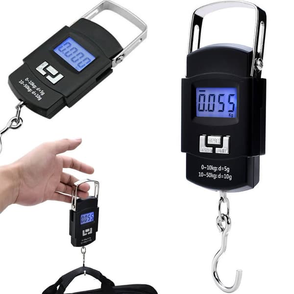 Bagasjevekt | Digital hengevekt med krok 50 kg