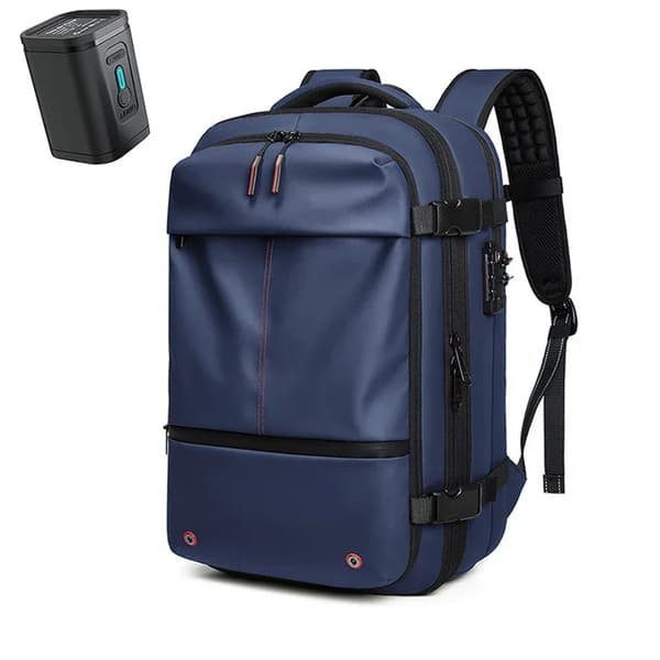 Reserucksack, Vattentät Oxford-tyg, 36-55L kapacitet,Pumpar-D