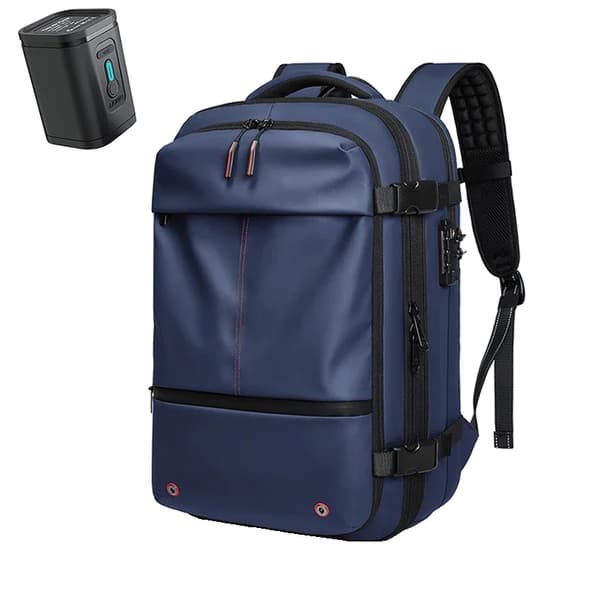 Reserucksack, Vattentät Oxford-tyg, 36-55L kapacitet,Pumpar-D
