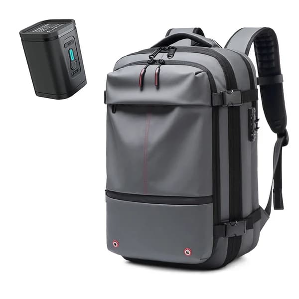 Reserucksack, Vattentät Oxford-tyg, 36-55L kapacitet,Pumpar-A
