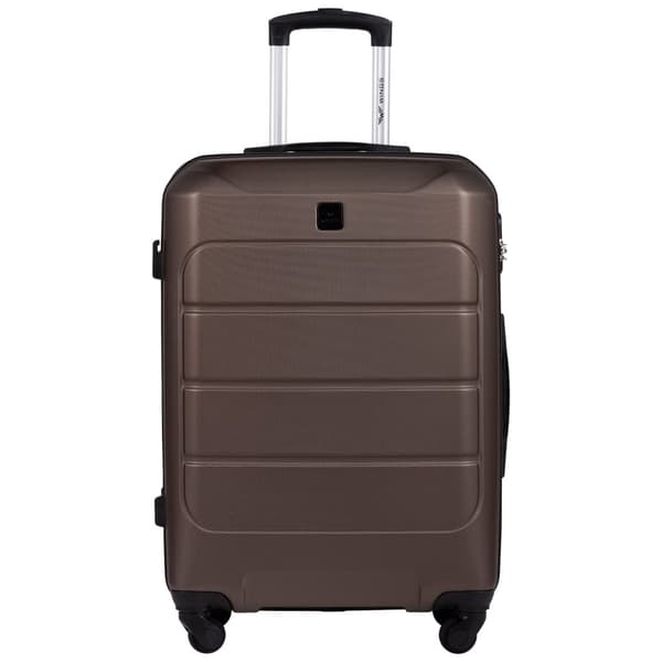 WINGS Rejsetaske, 63L Kapacitet, Holdbart ABS Materiale,Brun