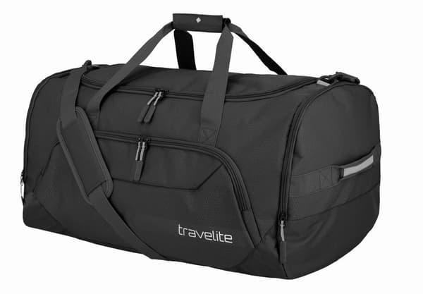 Travelite Kick Off L svart resväska