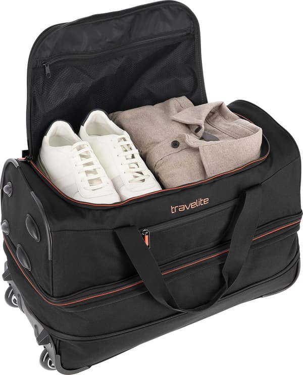Travelite BASIC S svart resväska med hjul