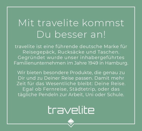 Travelite BASIC S svart resväska med hjul