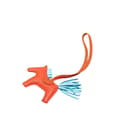 Miniatyrbillede 1 af 5: Pre-owned Hermès Milo Lambskin GriGri Rodeo Bag Charm PM Orange