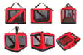 Miniatyrbillede 3 af 11: Sammenklappelig stor hundetaske 95x65x65cm XL