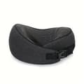 Miniatyrbillede 2 af 2: ComfortMax Rejsepude, Memory Foam Fyld, Åndbar Bambusbetræk,Sort