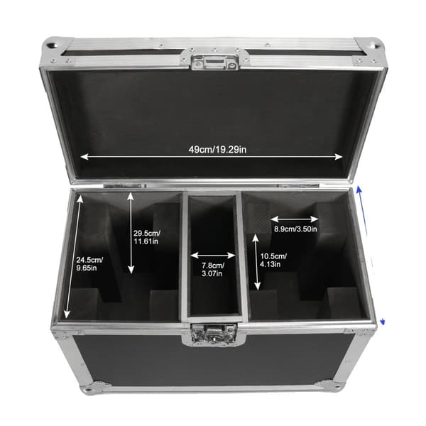Flightcase för 150W Beam Moving Head-lampa, inbyggda hjul, utdragbart draghandtag,Endast 1st Flightcase