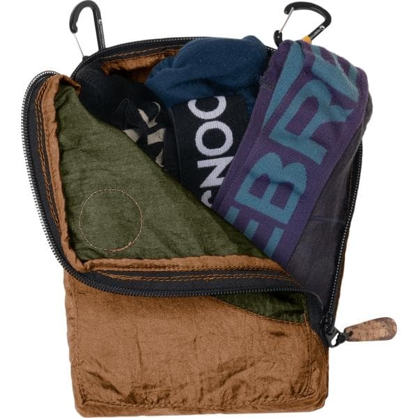 TICKET TO THE MOON TRAVEL CUBE Brown/Army Green S, Ticket To The Moon packpåsar