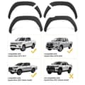 Pikkukuva 1 / 2: Fender Flares, mattamusta viimeistely, pyöränkaarien suojaus, lokasuojan levikkeet