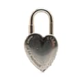 Miniatyrbild 3 av 5: Pre-owned Hermès Palladium Plated Annee De La Fantaisie Heart Cadena Lock Charm Silver