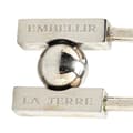 Miniatyrbild 4 av 5: Pre-owned Hermès Palladium Plated LHomme Peut Embellir La Terre Cadena Lock Silver