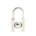 Miniatyrbild 2 av 5: Pre-owned Hermès Palladium Plated LHomme Peut Embellir La Terre Cadena Lock Silver