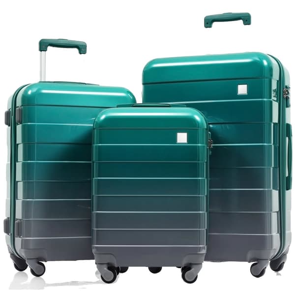 Bagageset, hållbart ABS-material, 4 svängbara hjul, kombinationslås,N846P241091G