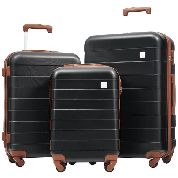 Bagageset, hållbart ABS-material, 4 svängbara hjul, kombinationslås,N846P241091A