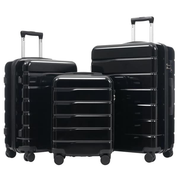 Bagageset, 20-24-28 tum, dubbla 360° roterande hjul, TSA-lås,N621P240031S