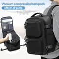Miniatyrbild 2 av 2: Reserucksack, Vakuumkompression, Unisexdesign, Mjuk ryggtyp,svart