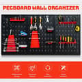 Miniatyrbild 5 av 8: Pegboard verktygsförvaringskit, 120x60x2,5 cm, Svart, Röd