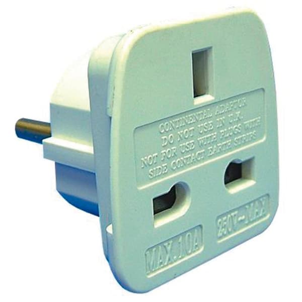 Lyvia Travel Adaptor (EU Plug) White One Size