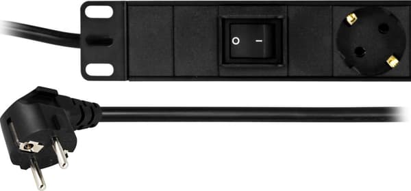 Powerstrip w/ 6xCEE 7/3 socket 1xCEE 7/7 19 "1U 3m cable