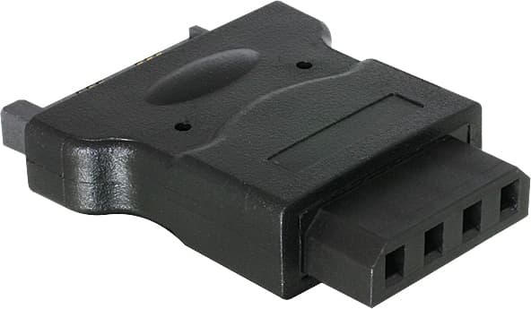 Power adapter 15-pin SATA male to 4-pin Molex female