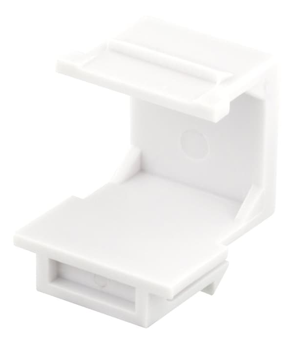Blank cover for Keystone ports, 5-pack, white