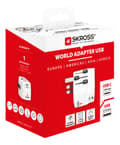 Miniatyrbilde 3 av 4: PRO Light USB (AC) 3pole travel adapter 1x USBA 1x USBC