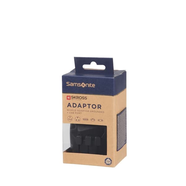 SAMSONITE REISETILBEHØR Adapter Verdensadaper + USB